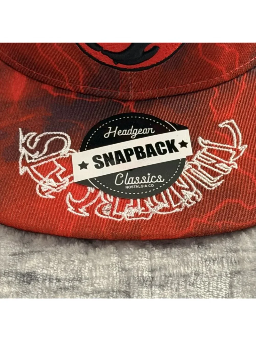 Thundercats 1985 Headgear Classics Red Lightning Snapback Hat Cap Nostalgia Co.